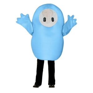 Fall Guys Blue Halloween Costume Boys Size XL 14/16 New